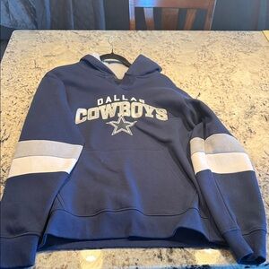 NFL Dallas Cowboys Navy and Gray Hoodie